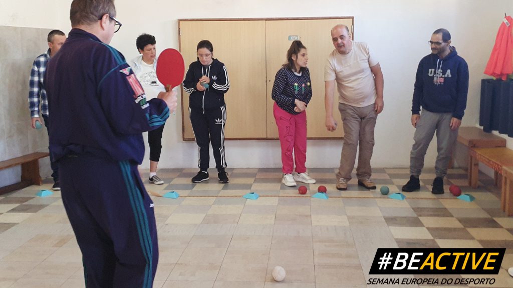 torneio de BOCCIA no CACI
