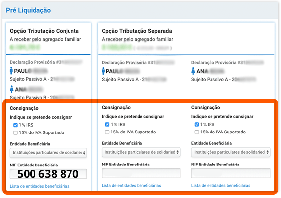 Instruções Consignação