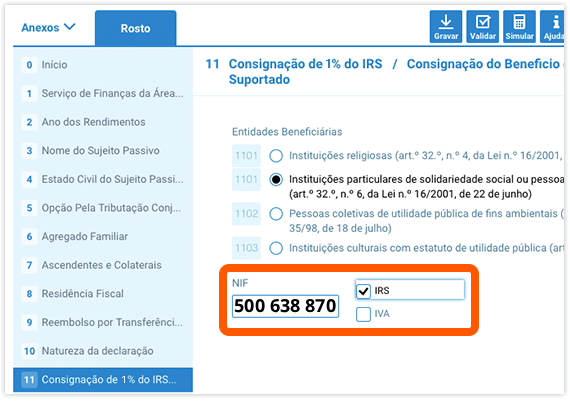 Instruções Consignação