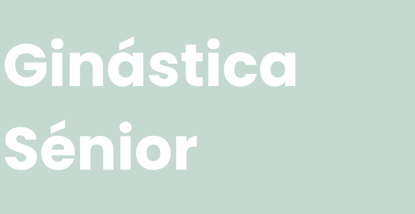 Ginástica Sénior no CC